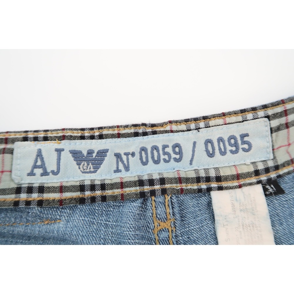 Armani Jeans Mens 31 Straight Light Wash Denim Mid‎ Rise Stretch 31x33 - Picture 6 of 8